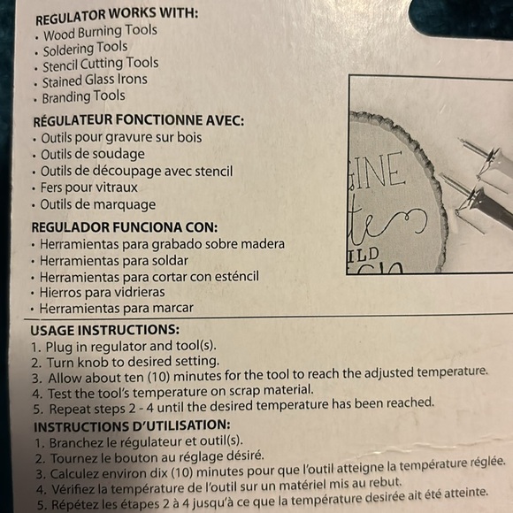 Walnut Hollow Dual Plug Temperature Regulator for use with multiple tools NEW - Picture 9 of 14